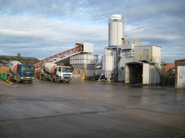 Exhall: Hanson Premix ready mixed concrete plant